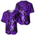 Hawaii Hula Girl Baseball Jersey Hibiscus Hawaii Tribal Tattoo Purple Version LT01 - Polynesian Pride