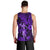 Hawaii Hula Girl Men Tank Top Hibiscus Hawaii Tribal Tattoo Purple Version LT01 - Polynesian Pride