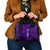 Hawaii Hula Girl Shoulder Handbag Hibiscus Hawaii Tribal Tattoo Purple Version LT01 - Polynesian Pride