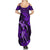 Hawaii Hula Girl Summer Maxi Dress Hibiscus Hawaii Tribal Tattoo Purple Version LT01 - Polynesian Pride