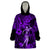 Hawaii Hula Girl Wearable Blanket Hoodie Hibiscus Hawaii Tribal Tattoo Purple Version LT01 One Size Purple - Polynesian Pride