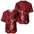 Hawaii Hula Girl Baseball Jersey Hibiscus Hawaii Tribal Tattoo Red Version LT01 - Polynesian Pride