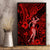 Hawaii Hula Girl Canvas Wall Art Hibiscus Hawaii Tribal Tattoo Red Version LT01 - Polynesian Pride