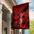 Hawaii Hula Girl Garden Flag Hibiscus Hawaii Tribal Tattoo Red Version LT01 House Flag Red - Polynesian Pride