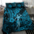 Hawaii Hula Girl Bedding Set Hibiscus Hawaii Tribal Tattoo Sky Blue Version LT01 - Polynesian Pride