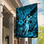 Hawaii Hula Girl Garden Flag Hibiscus Hawaii Tribal Tattoo Sky Blue Version LT01 House Flag Blue - Polynesian Pride