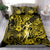 Hawaii Hula Girl Bedding Set Hibiscus Hawaii Tribal Tattoo Yellow Version LT01 - Polynesian Pride