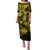 Hawaii Hula Girl Puletasi Hibiscus Hawaii Tribal Tattoo Yellow Version LT01 Long Dress Yellow - Polynesian Pride