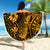 Hawaii Pineapple Beach Blanket Paradise Flowers Pacific With Gold Polynesian Tribal LT01 - Wonder Print Shop