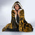 Hawaii Pineapple Hooded Blanket Paradise Flowers Pacific With Gold Polynesian Tribal LT01 - Polynesian Pride