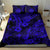 Hawaii Pineapple Bedding Set Paradise Flowers Pacific With Navy Blue Polynesian Tribal LT01 - Polynesian Pride