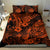 Hawaii Pineapple Bedding Set Paradise Flowers Pacific With Orange Polynesian Tribal LT01 - Polynesian Pride