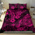 Hawaii Pineapple Bedding Set Paradise Flowers Pacific With Pink Polynesian Tribal LT01 - Polynesian Pride