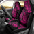 Hawaii Pineapple Car Seat Cover Paradise Flowers Pacific With Pink Polynesian Tribal LT01 - Polynesian Pride