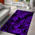 Hawaii Pineapple Area Rug Polynesian Pattern Purple Version LT01 - Polynesian Pride