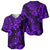 Hawaii Pineapple Baseball Jersey Polynesian Pattern Purple Version LT01 - Polynesian Pride