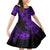 Hawaii Pineapple Family Matching Mermaid Dress and Hawaiian Shirt Polynesian Pattern Purple Version LT01 Daughter's Dress Purple - Polynesian Pride