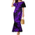 Hawaii Pineapple Family Matching Mermaid Dress and Hawaiian Shirt Polynesian Pattern Purple Version LT01 Mom's Dress Purple - Polynesian Pride