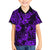 Hawaii Pineapple Family Matching Off Shoulder Short Dress and Hawaiian Shirt Polynesian Pattern Purple Version LT01 Son's Shirt Purple - Polynesian Pride