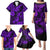 Hawaii Pineapple Family Matching Puletasi Dress and Hawaiian Shirt Polynesian Pattern Purple Version LT01 - Polynesian Pride