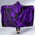 Hawaii Pineapple Hooded Blanket Polynesian Pattern Purple Version LT01 - Polynesian Pride