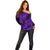 Hawaii Pineapple Off Shoulder Sweater Polynesian Pattern Purple Version LT01 - Polynesian Pride