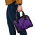 Hawaii Pineapple Shoulder Handbag Polynesian Pattern Purple Version LT01 - Polynesian Pride