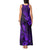 Hawaii Pineapple Tank Maxi Dress Polynesian Pattern Purple Version LT01 - Polynesian Pride