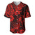 Hawaii Pineapple Baseball Jersey Polynesian Pattern Red Version LT01 Red - Polynesian Pride