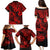 Hawaii Pineapple Family Matching Puletasi Dress and Hawaiian Shirt Polynesian Pattern Red Version LT01 - Polynesian Pride