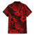 Hawaii Pineapple Family Matching Puletasi Dress and Hawaiian Shirt Polynesian Pattern Red Version LT01 - Polynesian Pride