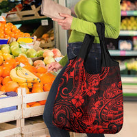 Hawaii Pineapple Grocery Bag Polynesian Pattern Red Version LT01 - Polynesian Pride