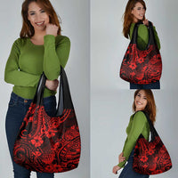 Hawaii Pineapple Grocery Bag Polynesian Pattern Red Version LT01 - Polynesian Pride
