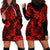 Hawaii Pineapple Hoodie Dress Polynesian Pattern Red Version LT01 - Polynesian Pride