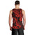 Hawaii Pineapple Men Tank Top Polynesian Pattern Red Version LT01 - Polynesian Pride