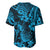 Hawaii Pineapple Baseball Jersey Polynesian Pattern Sky Blue Version LT01 - Polynesian Pride