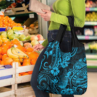 Hawaii Pineapple Grocery Bag Polynesian Pattern Sky Blue Version LT01 - Polynesian Pride