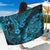 Hawaii Pineapple Sarong Polynesian Pattern Sky Blue Version LT01 One Size 44 x 66 inches Blue - Polynesian Pride