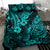 Hawaii Pineapple Bedding Set Polynesian Pattern Turquoise Version LT01 - Polynesian Pride