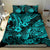 Hawaii Pineapple Bedding Set Polynesian Pattern Turquoise Version LT01 - Polynesian Pride