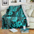 Hawaii Pineapple Blanket Polynesian Pattern Turquoise Version LT01 - Polynesian Pride