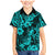 Hawaii Pineapple Family Matching Mermaid Dress and Hawaiian Shirt Polynesian Pattern Turquoise Version LT01 Son's Shirt Turquoise - Polynesian Pride