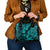 Hawaii Pineapple Shoulder Handbag Polynesian Pattern Turquoise Version LT01 - Polynesian Pride