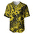 Hawaii Pineapple Baseball Jersey Polynesian Pattern Yellow Version LT01 Yellow - Polynesian Pride