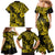 Hawaii Pineapple Family Matching Mermaid Dress and Hawaiian Shirt Polynesian Pattern Yellow Version LT01 - Polynesian Pride