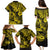 Hawaii Pineapple Family Matching Puletasi Dress and Hawaiian Shirt Polynesian Pattern Yellow Version LT01 - Polynesian Pride