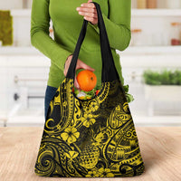 Hawaii Pineapple Grocery Bag Polynesian Pattern Yellow Version LT01 - Polynesian Pride