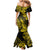 Hawaii Pineapple Mermaid Dress Polynesian Pattern Yellow Version LT01 - Polynesian Pride