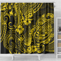 Hawaii Pineapple Shower Curtain Polynesian Pattern Yellow Version LT01 - Polynesian Pride