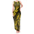 Hawaii Pineapple Tank Maxi Dress Polynesian Pattern Yellow Version LT01 Women Yellow - Polynesian Pride